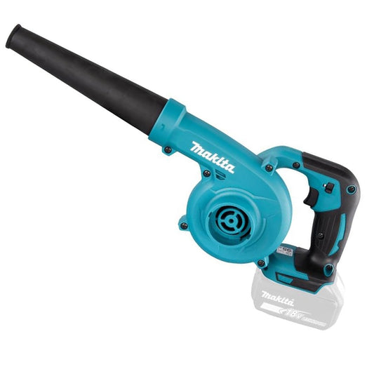 Makita Cordless Blower + Dust Bag + 2x 5.0Ah Batteries